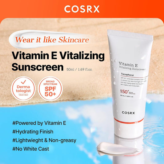 COSRX Vitamin E Daily Sunscreen SPF 50, 50 ml